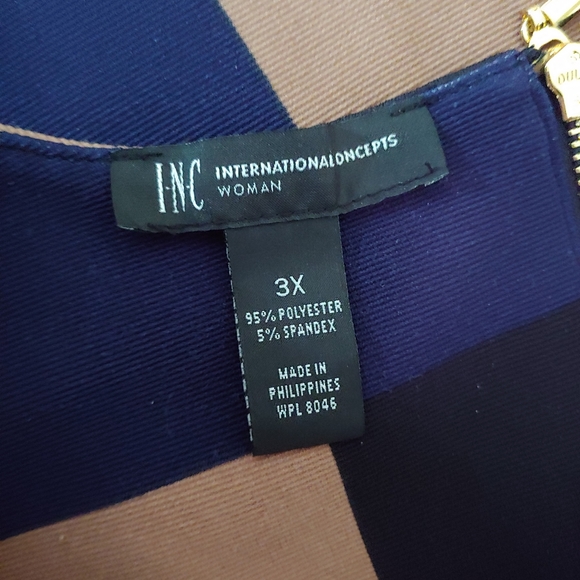 I.N.C Internationalconcepts Color Block Dress 3X - Picture 6 of 7